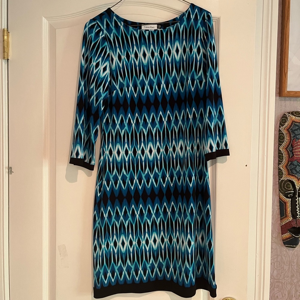 Calvin Klein blue size 2 cocktail dress